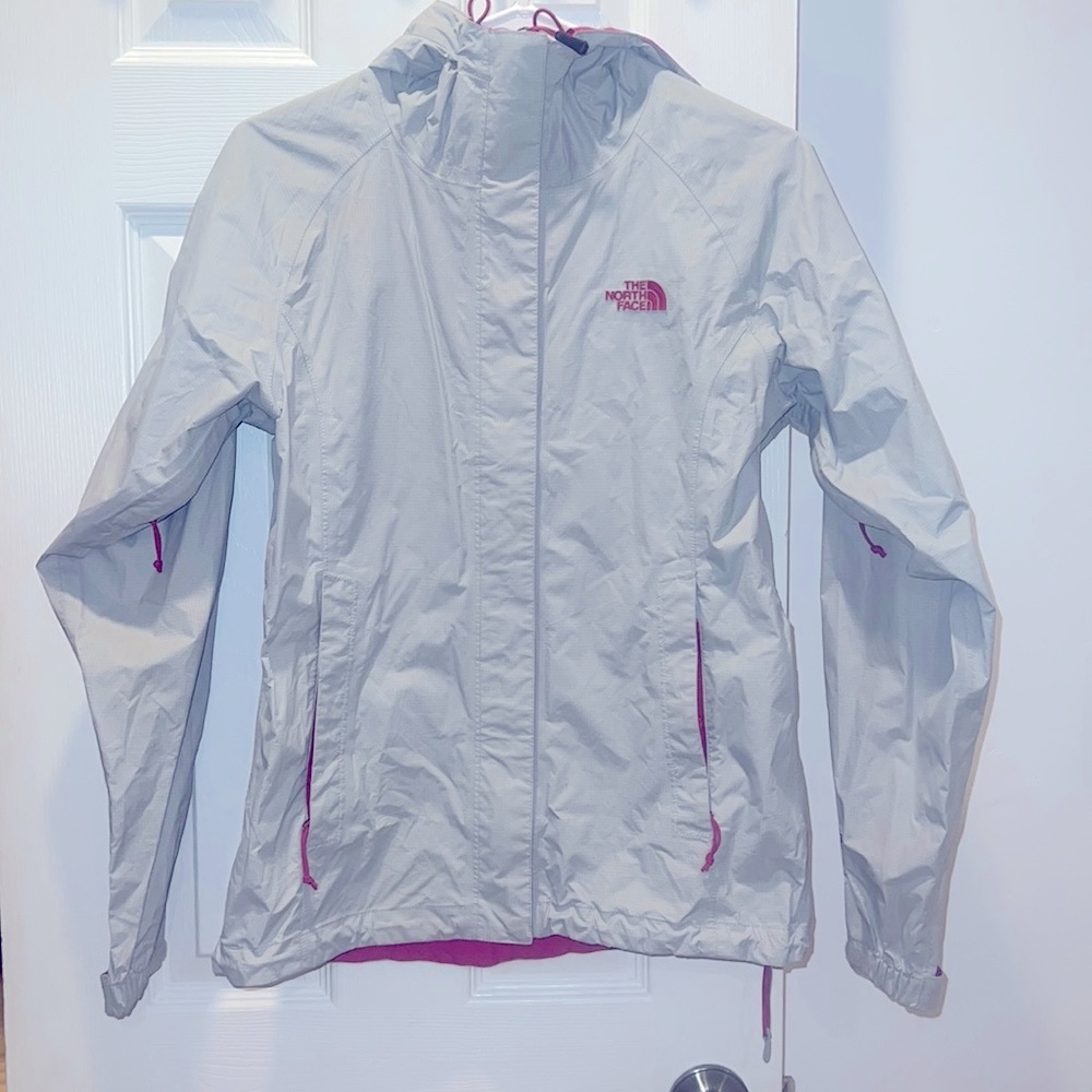 The North Face HyVent rain jacket.